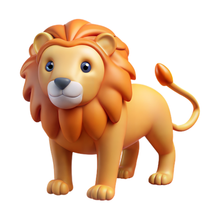 Lion  3D Icon