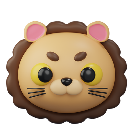 Lion  3D Icon