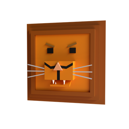 Lion  3D Icon