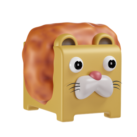 Lion  3D Icon