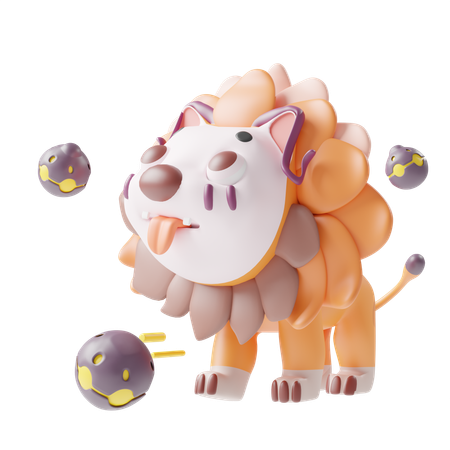 Lion  3D Icon