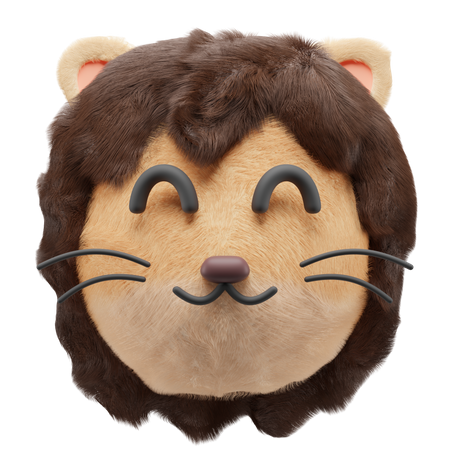 Lion  3D Illustration