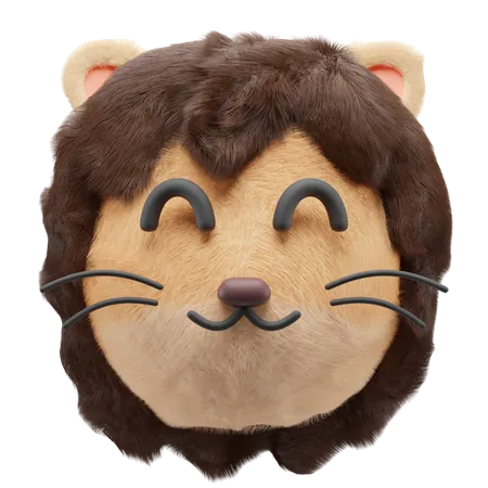 Lion  3D Illustration