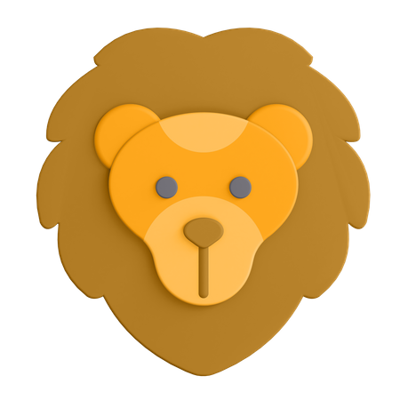 Lion  3D Illustration