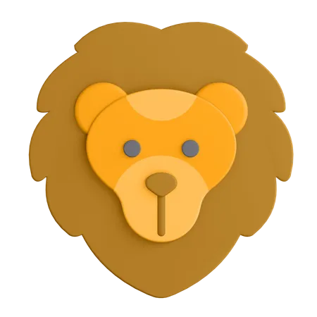 Lion  3D Illustration