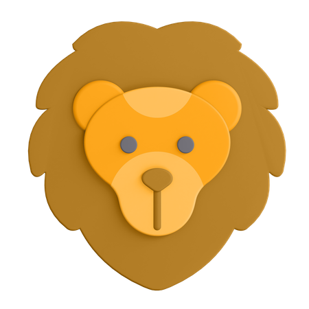 Lion 3D Illustration