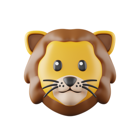 Lion 3D Icon