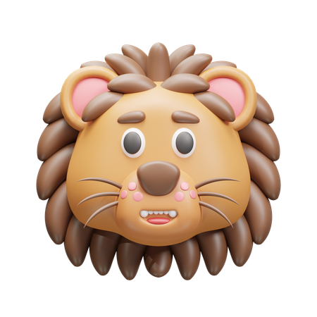 Lion Animoji  3D Icon