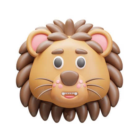 Lion Animoji  3D Icon