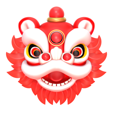 獅子舞  3D Icon