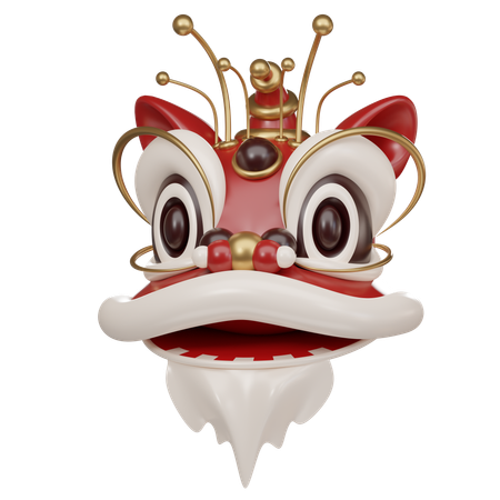 Lion Dance  3D Icon