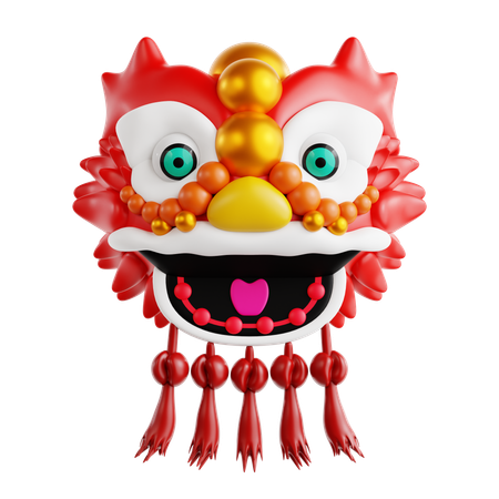 Lion Dance  3D Icon