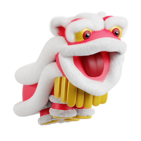 Lion Dance  3D Icon