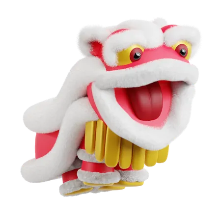 Lion Dance  3D Icon