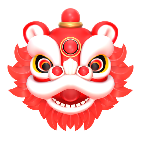 Lion Dance  3D Icon