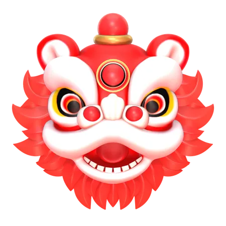 Lion Dance  3D Icon