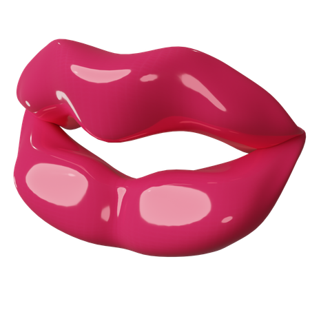 Lip  3D Icon
