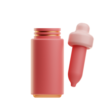 Lip Balm Container Applicator  3D Icon