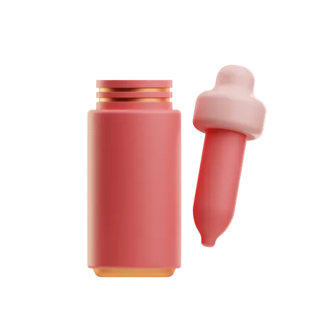 Lip Balm Container Applicator  3D Icon