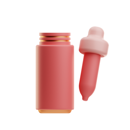 Lip Balm Container Applicator  3D Icon