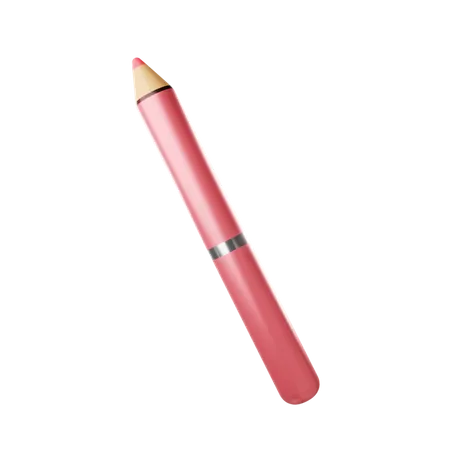 Lip Liner Pencil 3D Icon
