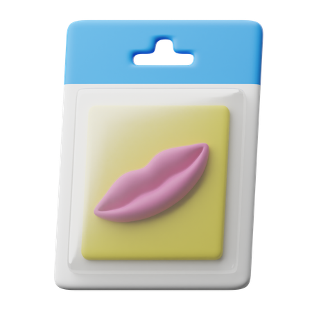 Lip Mask  3D Icon