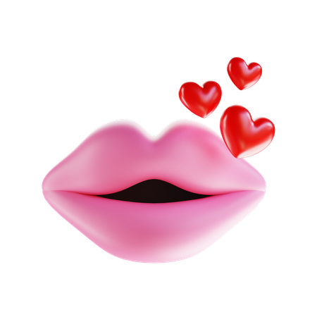 Lippen  3D Icon