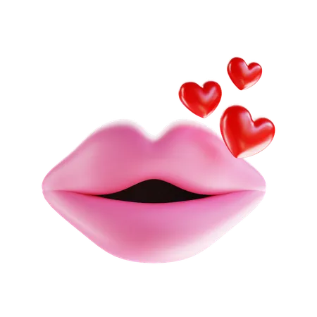 Lippen  3D Icon