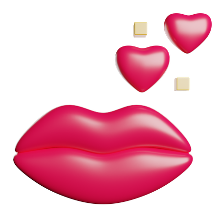 Lippen  3D Icon