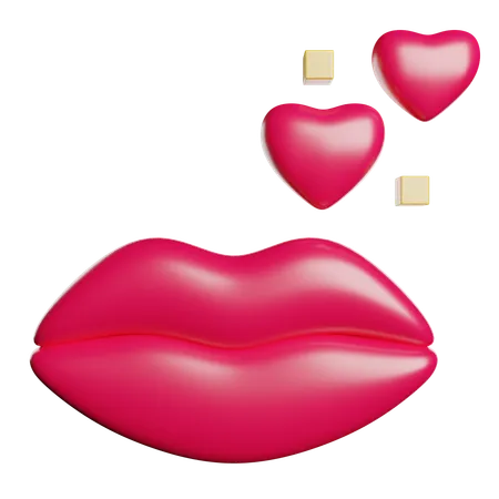 Lippen  3D Icon