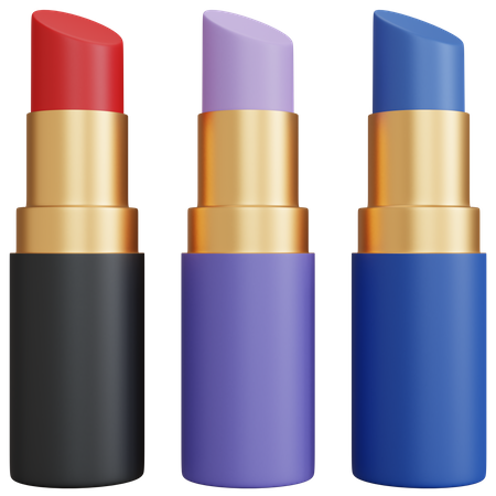 Lippenstifte  3D Icon