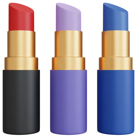 Lippenstifte  3D Icon