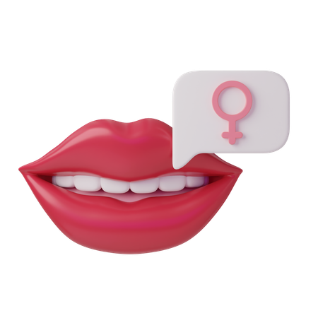 Lips  3D Icon
