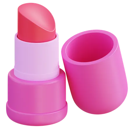 3 D Illustration Lipstick 3D Icon