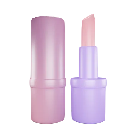 Lipstick Cosmetic 3D Icon