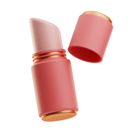 Lipstick With Cap Removed  3D Icon