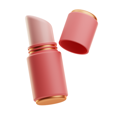 Lipstick With Cap Removed  3D Icon