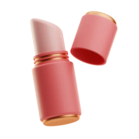 Lipstick With Cap Removed  3D Icon