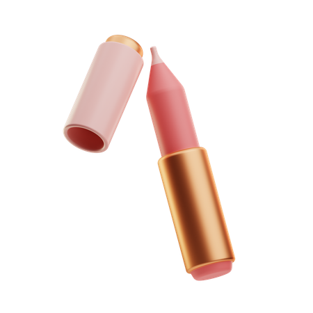 Lipstick With Tube  3D Icon