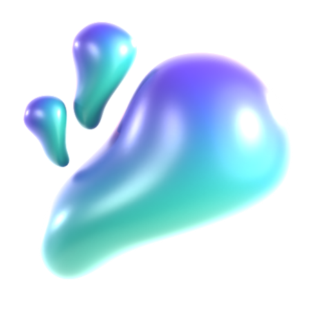 Liquid Abstract  3D Icon