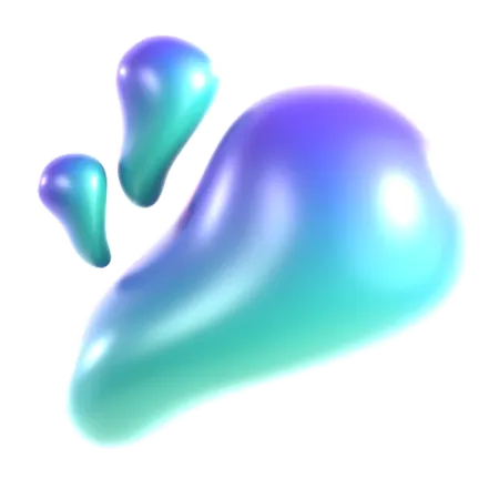 Liquid Abstract  3D Icon