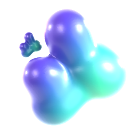 Liquid Abstract  3D Icon