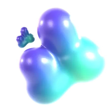 Liquid Abstract  3D Icon