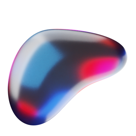 Liquid Abstract Shape  3D Icon