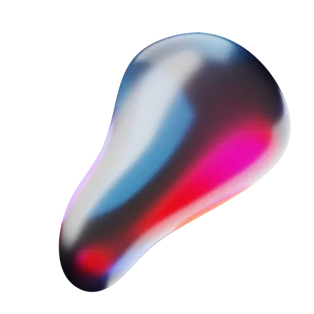 Liquid Abstract Shape  3D Icon