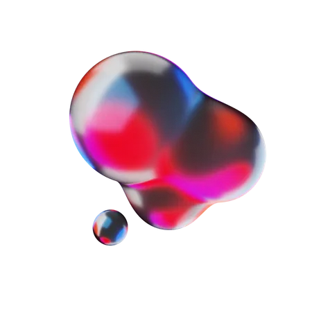 Liquid Abstract Shape  3D Icon