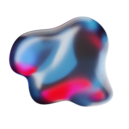 Liquid Abstract Shape  3D Icon