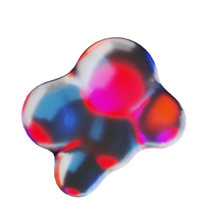 Liquid Abstract Shape  3D Icon