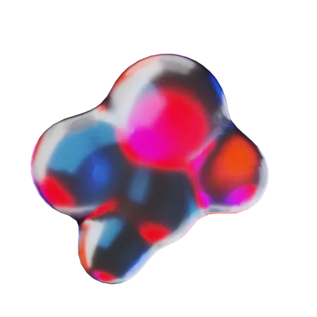 Liquid Abstract Shape  3D Icon