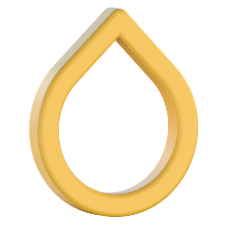 Liquid Drop  3D Icon